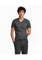 Áo Thun Nam HM Cổ V Dáng Slim Fit Hàng Nhập